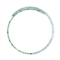 Brazilian Emerald Steel Choker (Riya)