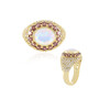 Welo Opal Silver Ring (Adela Silber)