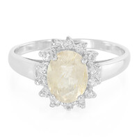 Rutile Quartz Silver Ring