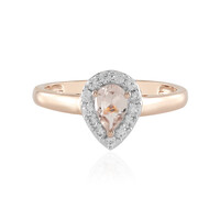 9K Morganite Gold Ring