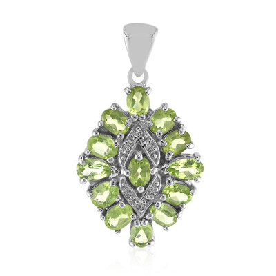 Peridot Silver Pendant