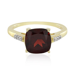 Mozambique Garnet Silver Ring