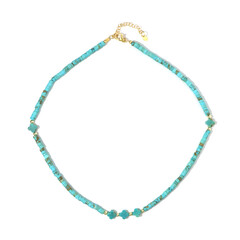 Turquoise Silver Necklace (Riya)