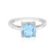 Sky Blue Topaz Silver Ring