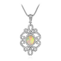 Welo Opal Silver Necklace (Dallas Prince Designs)