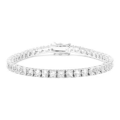 White Topaz Silver Bracelet