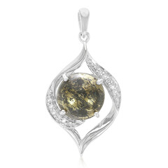 Apache Gold Stones Silver Pendant