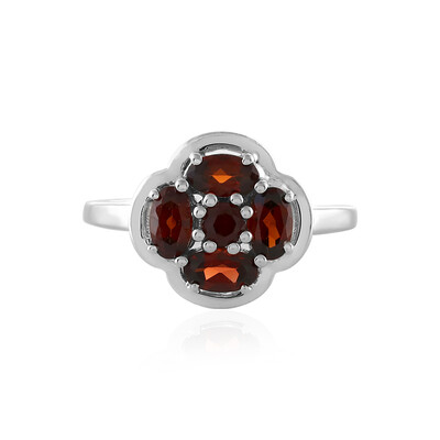 Mozambique Garnet Silver Ring