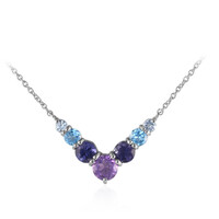 Amethyst Silver Necklace