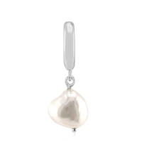 White Freshwater Pearl Silver Pendant (TPC)