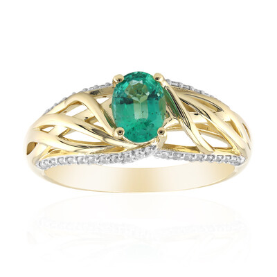 9K Zambian Emerald Gold Ring (Rifkind 1894 Collection)