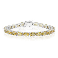 Citrine Silver Bracelet