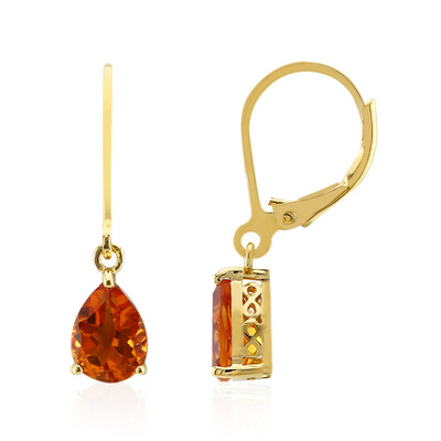 Madeira Citrine Silver Earrings