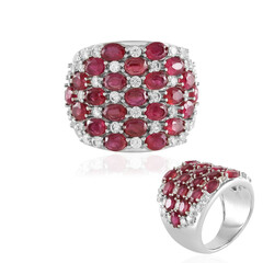 Madagascar Ruby Silver Ring