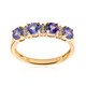 10K AAA Tanzanite Gold Ring