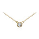 18K SI1 (G) Diamond Gold Necklace (Annette)