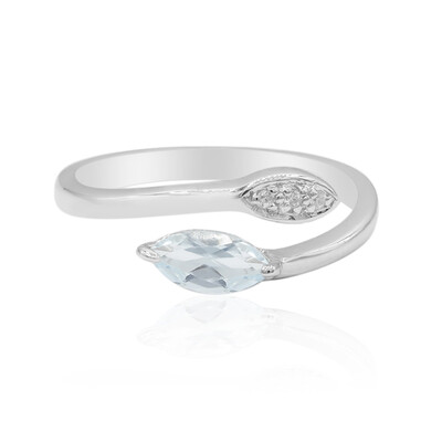 Sky Blue Topaz Silver Ring