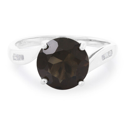 Smoky Quartz Silver Ring