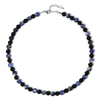 Black Onyx Silver Necklace