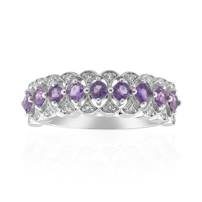 Amethyst Silver Ring