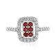 Tanzanian Ruby Silver Ring