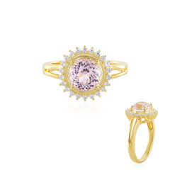 Kunzite Silver Ring