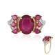 9K Madagascar Ruby Gold Ring