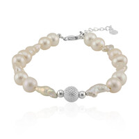 Keshi pearl Silver Bracelet (TPC)