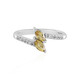 Yellow Zircon Silver Ring