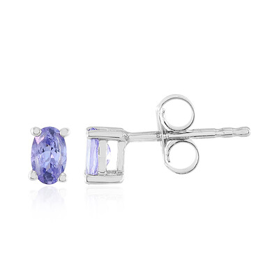 Tanzanite Silver Earrings