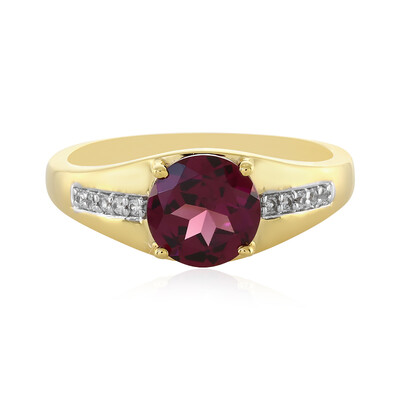 Lindi Garnet Silver Ring