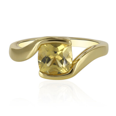 9K Golden Beryl Gold Ring