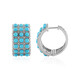 Sleeping Beauty Turquoise Silver Earrings (Faszination Türkis)