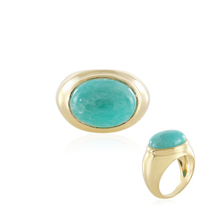 Amazonite Silver Ring