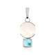 Mother of Pearl Silver Pendant