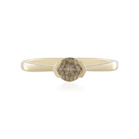 14K I2 Champagne Diamond Gold Ring