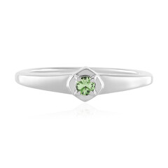 Tanzanian Tsavorite Silver Ring