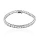 White Topaz Silver Bracelet