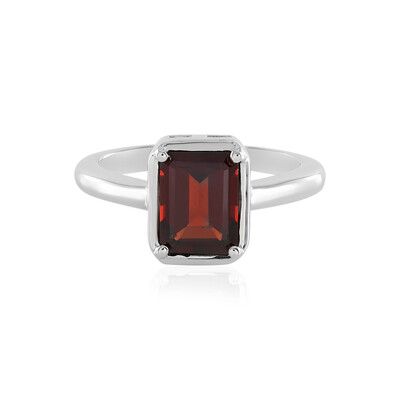 Mozambique Garnet Silver Ring