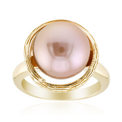 Peach Ming Pearl Silver Ring (TPC)