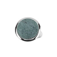 Fuchsite Silver Ring