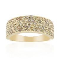 14K SI2 Fancy Diamond Gold Ring (CIRARI)