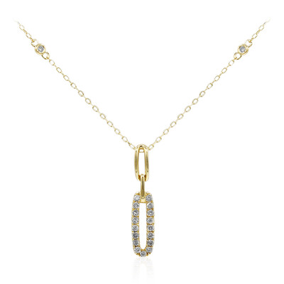 14K I1 (H) Diamond Gold Necklace (CIRARI)