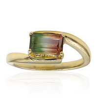 9K Bi Colour Tourmaline Gold Ring