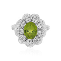 Peridot Silver Ring