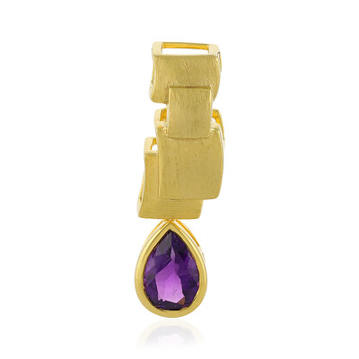 Amethyst Silver Pendant (MONOSONO COLLECTION)