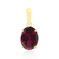 9K Rhodolite Gold Pendant