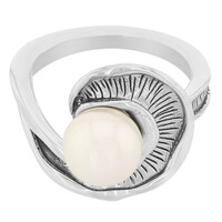 Akoya Pearl Silver Ring