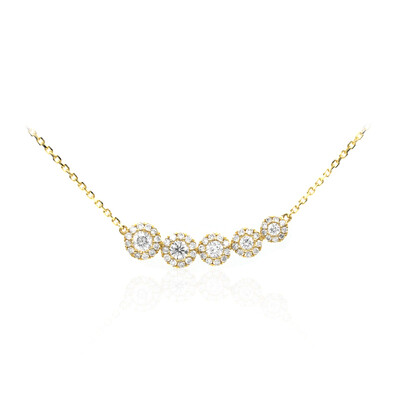 14K SI2 (H) Diamond Gold Necklace (CIRARI)