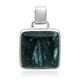 Seraphinite Silver Pendant